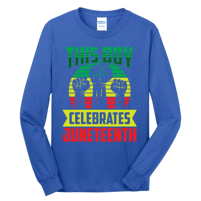 This Celebrates Juneteenth 1865 African Black American Gift Tall Long Sleeve T-Shirt