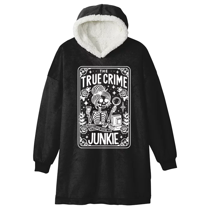 True C.R.I.M.E Junkie Tarot Card Hooded Wearable Blanket