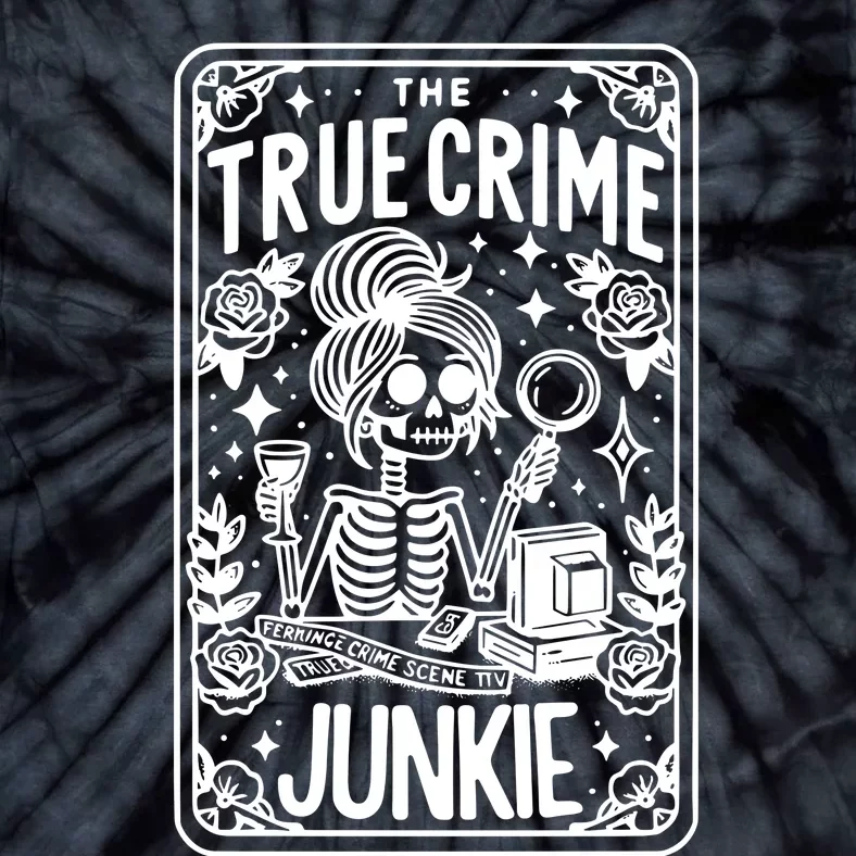 True C.R.I.M.E Junkie Tarot Card Tie-Dye T-Shirt