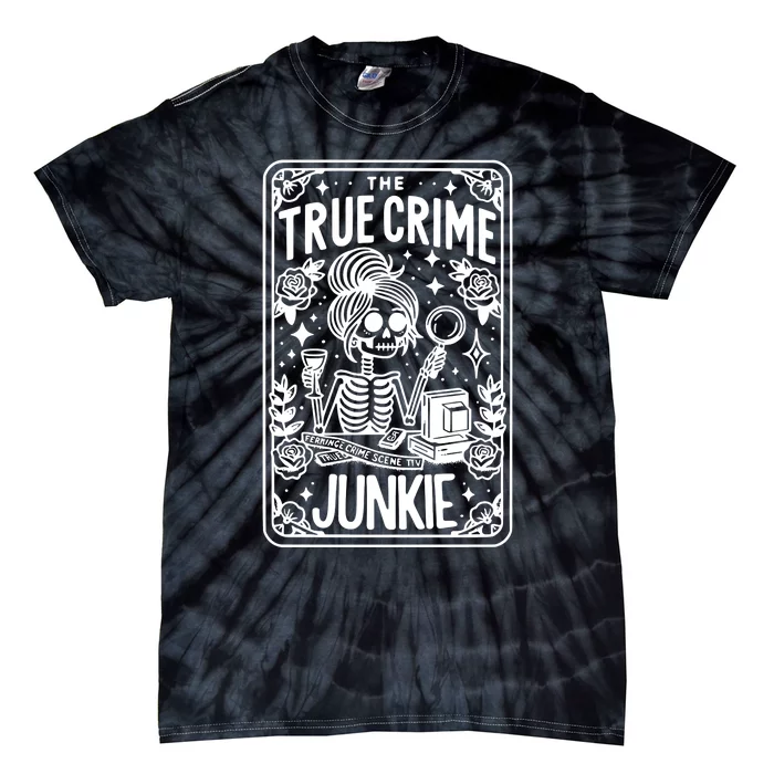 True C.R.I.M.E Junkie Tarot Card Tie-Dye T-Shirt