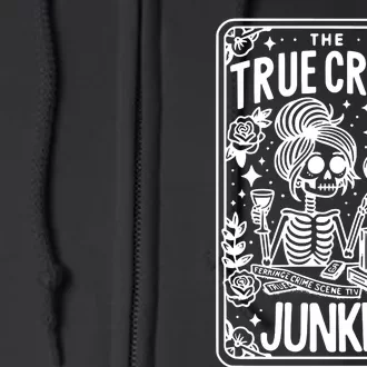 True C.R.I.M.E Junkie Tarot Card Full Zip Hoodie