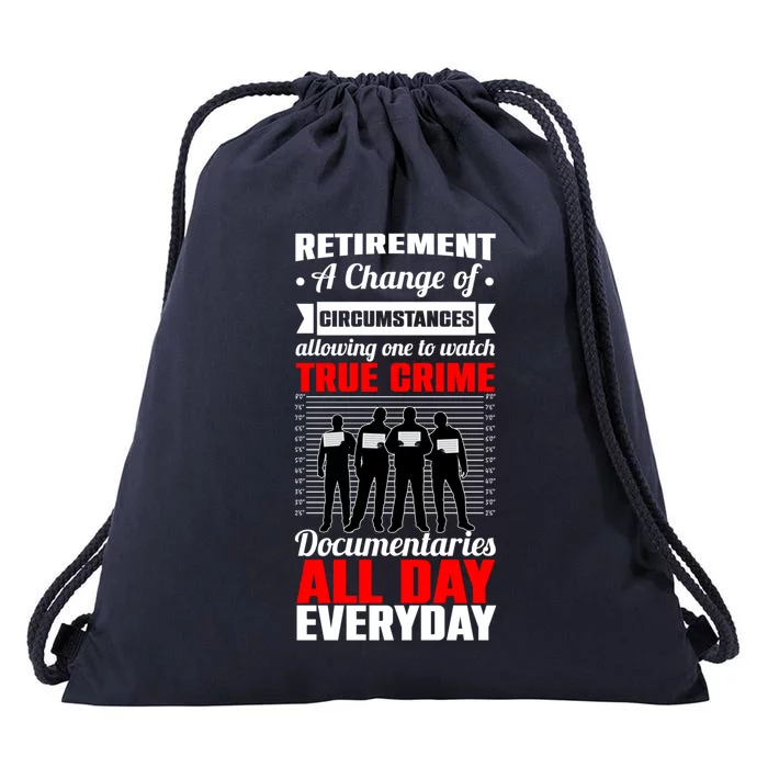 True Crime Junkies Merchandise No Body Scene Funny Gift Murder Gift Drawstring Bag