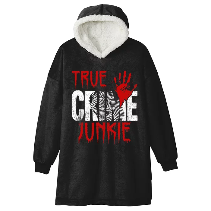 True C.R.I.M.E J.U.N.K.I.E Hooded Wearable Blanket