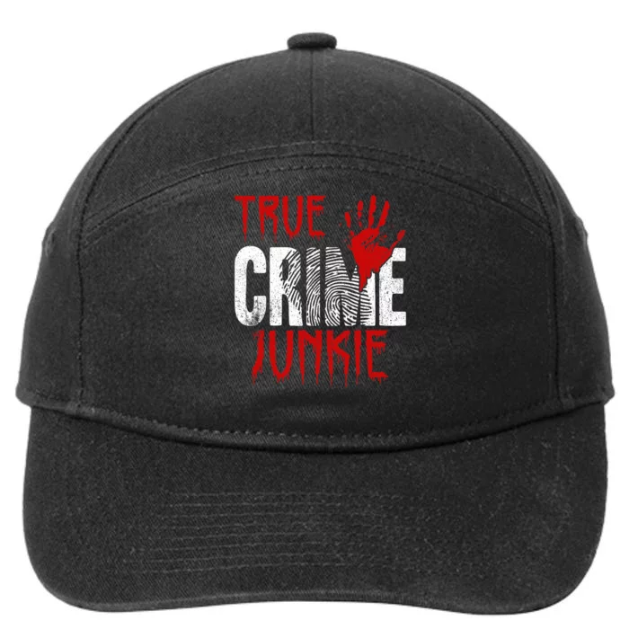 True C.R.I.M.E J.U.N.K.I.E 7-Panel Snapback Hat