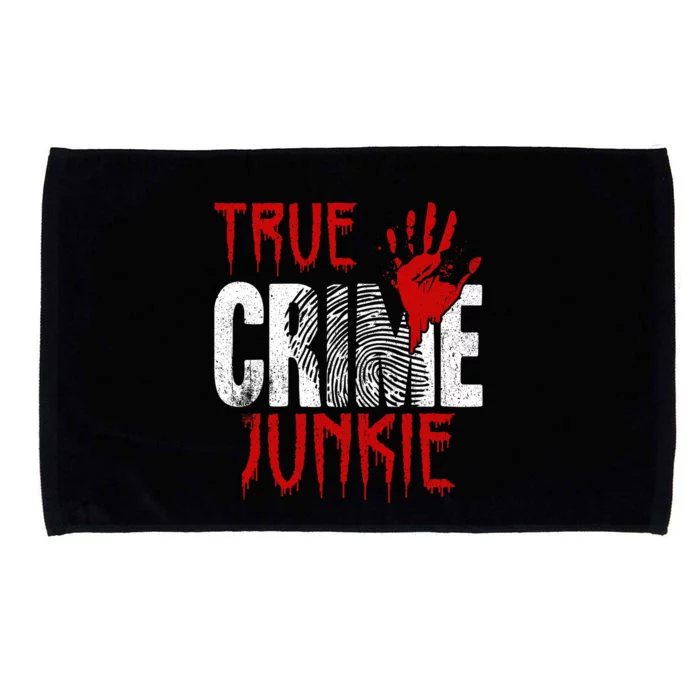 True C.R.I.M.E J.U.N.K.I.E Microfiber Hand Towel