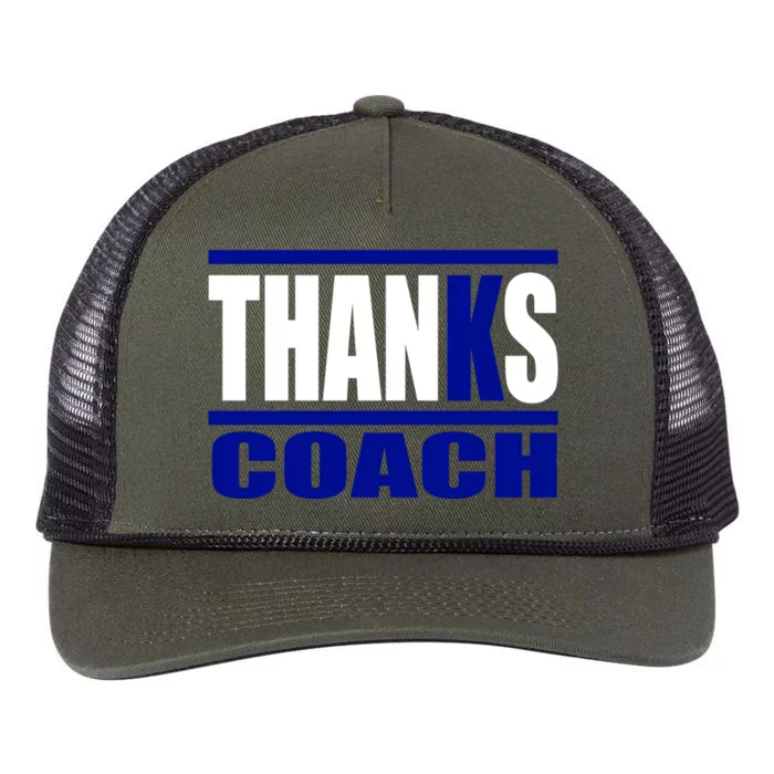 Thanks Coach K Basketball Retro Rope Trucker Hat Cap