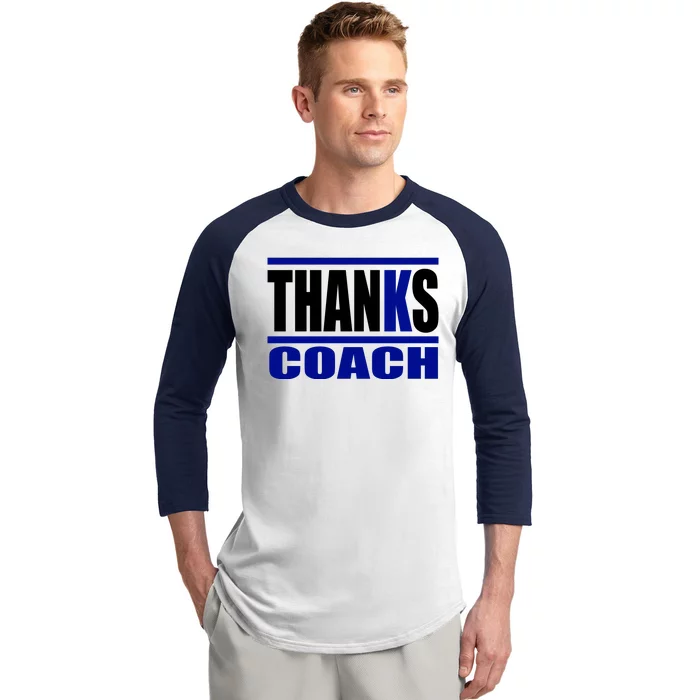 Thanks Coach K Basketball Baseball Sleeve Shirt