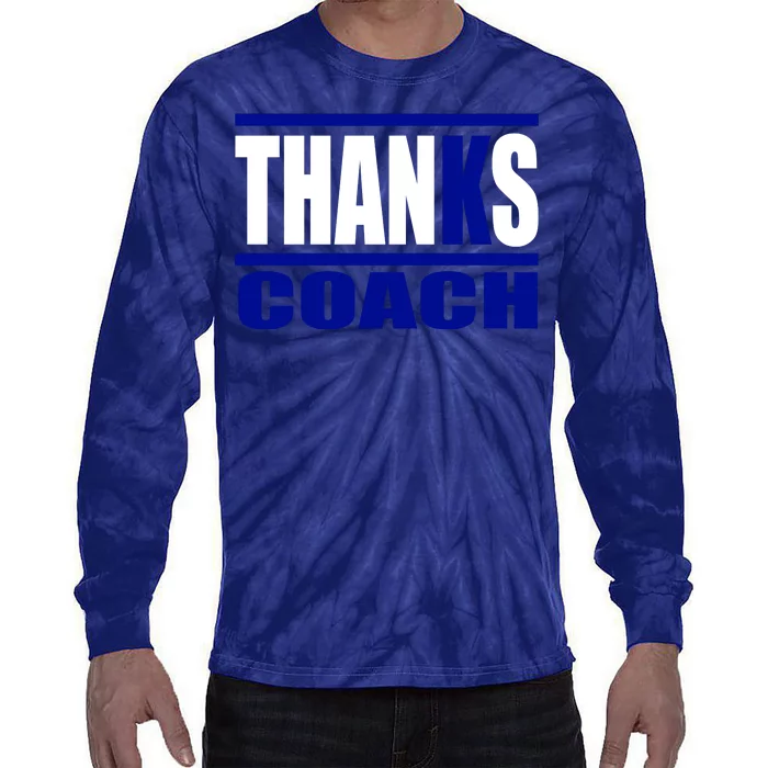 Thanks Coach K Basketball Tie-Dye Long Sleeve Shirt