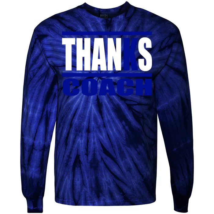 Thanks Coach K Basketball Tie-Dye Long Sleeve Shirt