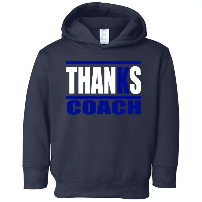 Thanks Coach K Basketball Toddler Hoodie