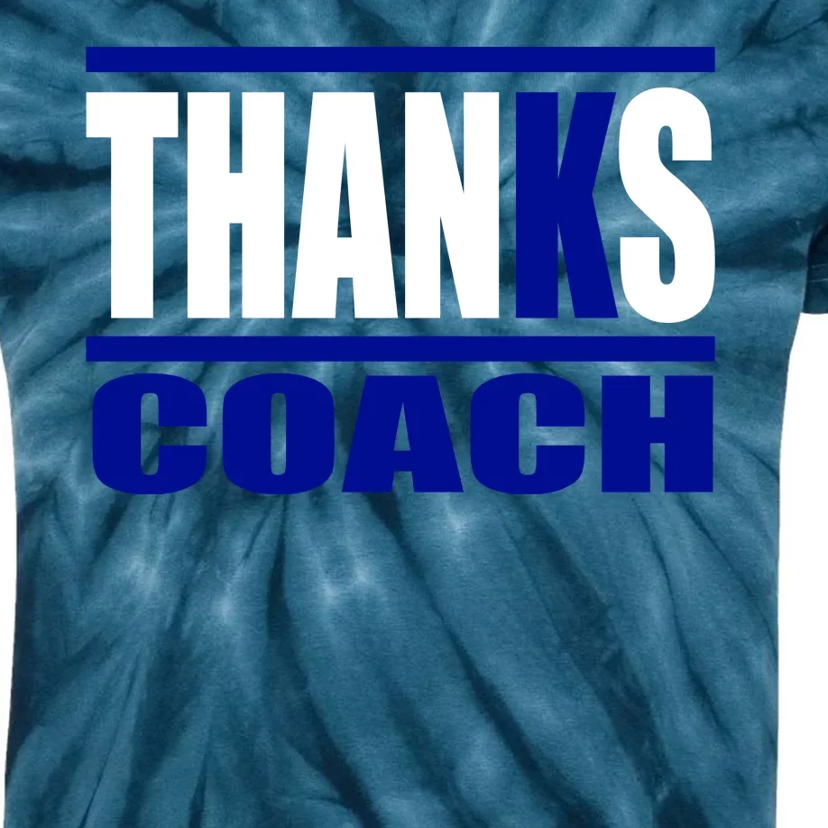 Thanks Coach K Basketball Kids Tie-Dye T-Shirt