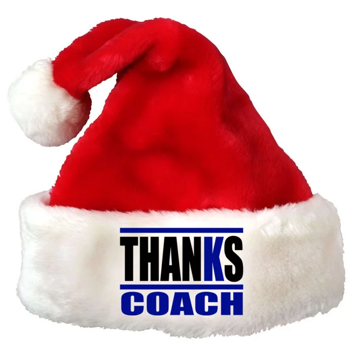 Thanks Coach K Basketball Premium Christmas Santa Hat