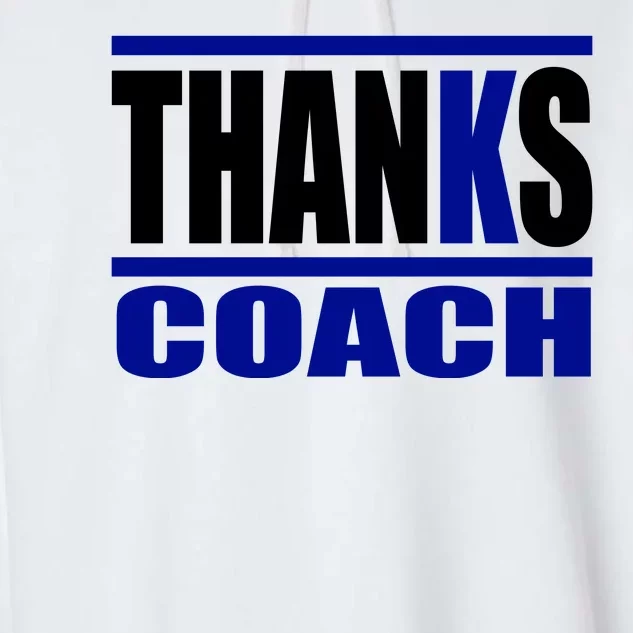 Thanks Coach K Basketball Garment-Dyed Fleece Hoodie