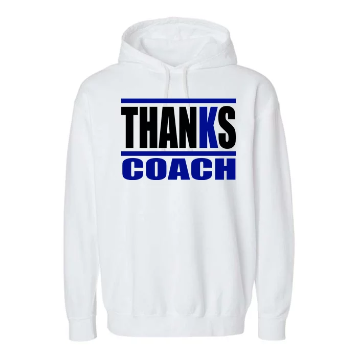 Thanks Coach K Basketball Garment-Dyed Fleece Hoodie