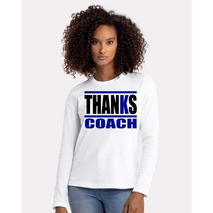 Thanks Coach K Basketball Womens Cotton Relaxed Long Sleeve T-Shirt