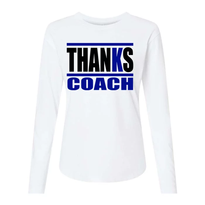 Thanks Coach K Basketball Womens Cotton Relaxed Long Sleeve T-Shirt