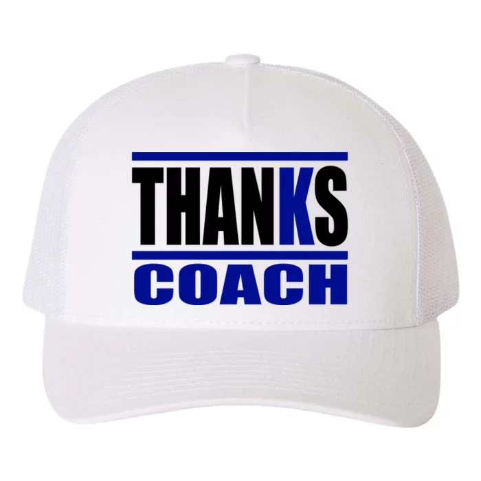 Thanks Coach K Basketball Yupoong Adult 5-Panel Trucker Hat