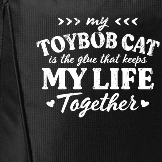 Toybob Cat Keeps My Life Together Cat Mom Sayings Cat Dad Gift City Backpack