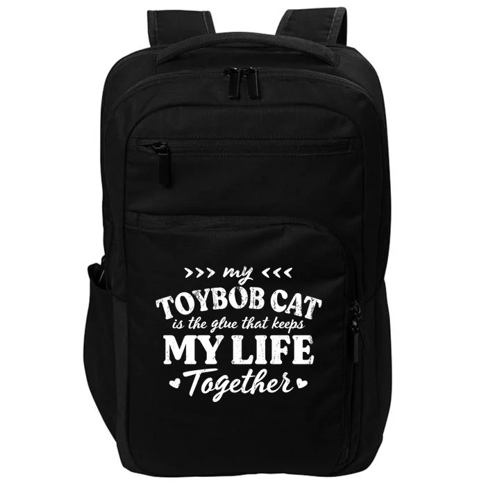 Toybob Cat Keeps My Life Together Cat Mom Sayings Cat Dad Gift Impact Tech Backpack