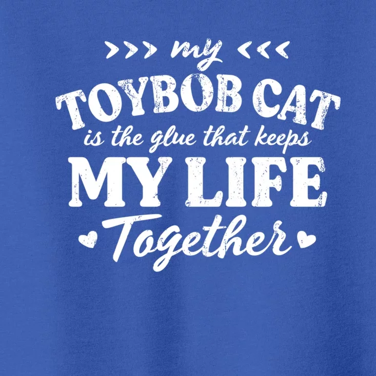 Toybob Cat Keeps My Life Together Cat Mom Sayings Cat Dad Gift Toddler T-Shirt