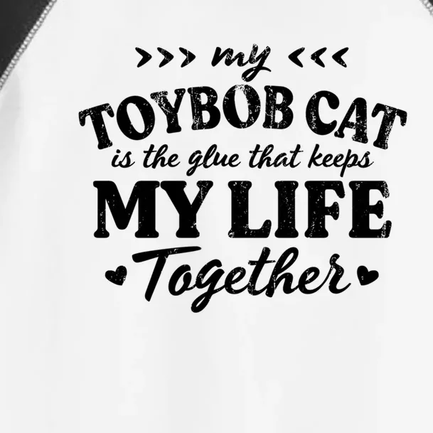 Toybob Cat Keeps My Life Together Cat Mom Sayings Cat Dad Gift Toddler Fine Jersey T-Shirt