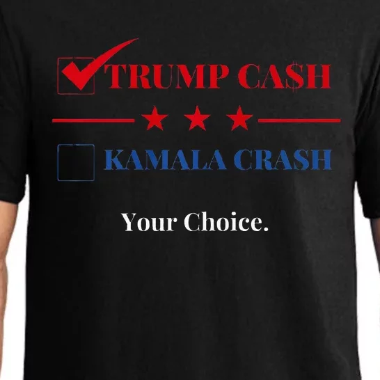 Trump Cash Kamala Crash Donald Trump 2024 For President Pajama Set