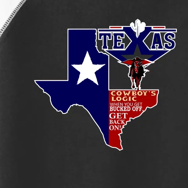 Texas Cowboy Logic Toddler Fine Jersey T-Shirt