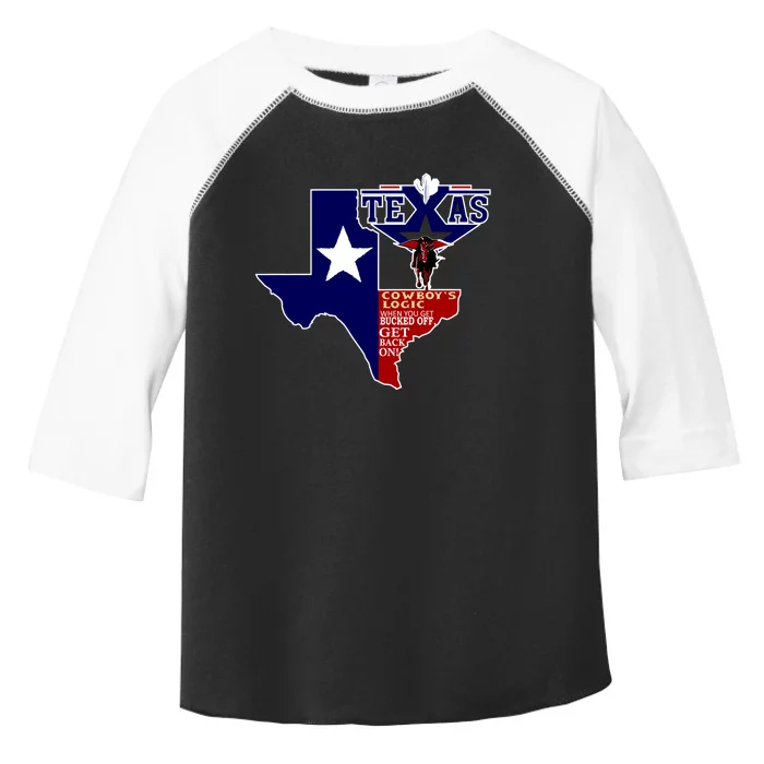 Texas Cowboy Logic Toddler Fine Jersey T-Shirt