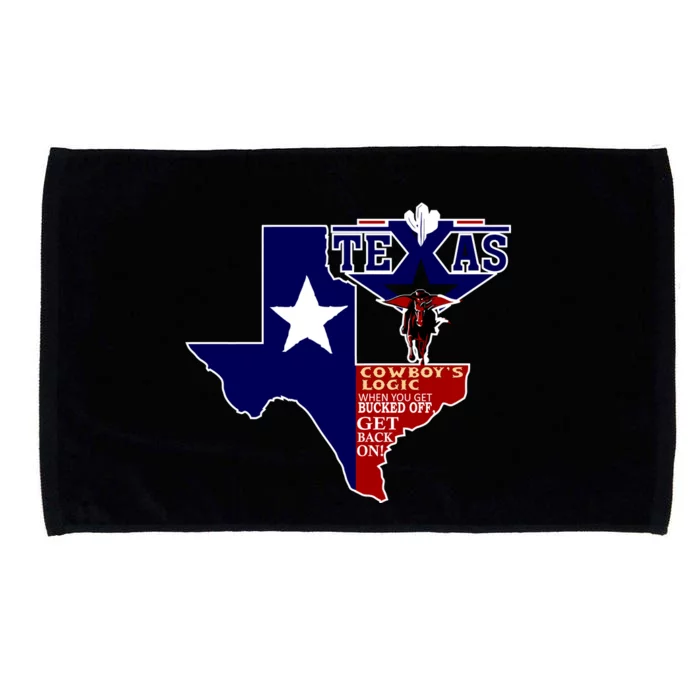 Texas Cowboy Logic Microfiber Hand Towel