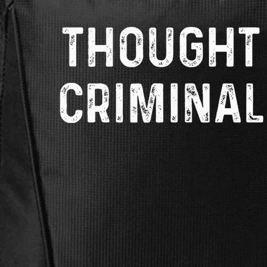 Thought Criminal Libertarian Ancap Conservative Liberty City Backpack