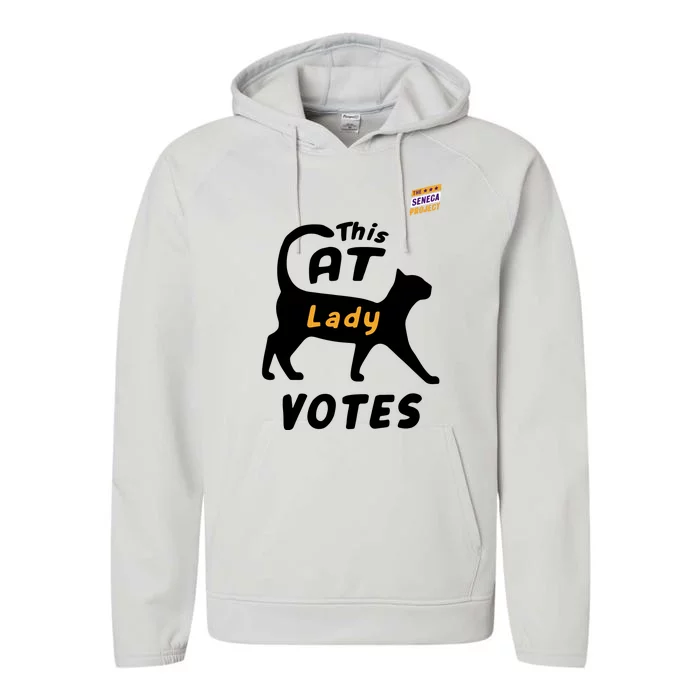 This Cat Lady Votes Performance Fleece Hoodie