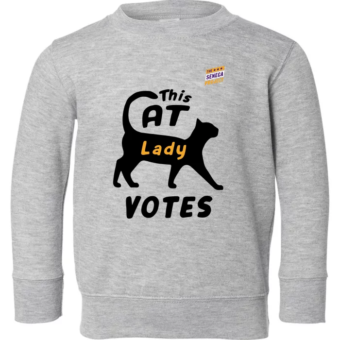 This Cat Lady Votes Toddler Sweatshirt