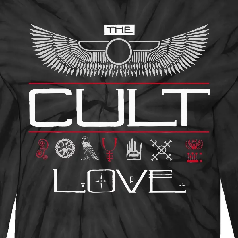 The Cult Love Symbols Tie-Dye Long Sleeve Shirt