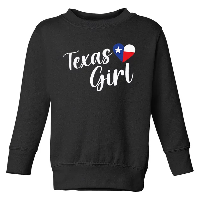 Texas Cute Longhorn Texas Pride Toddler Sweatshirt