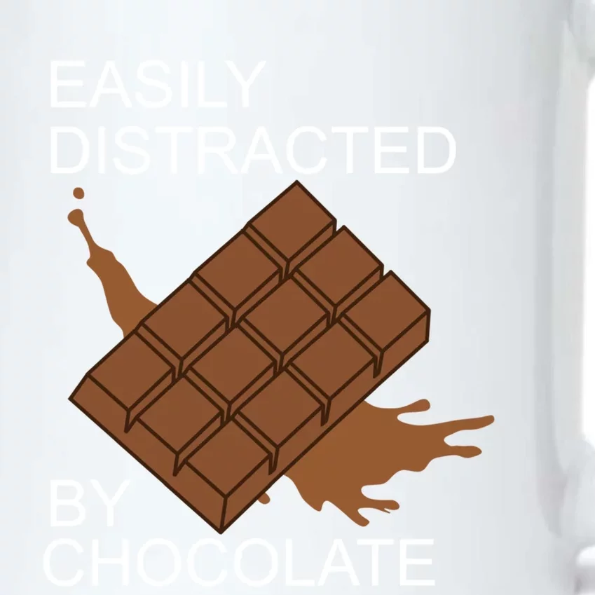 Tasty Chocolate Lover Distracted By Chocolate Cute Gift Black Color Changing Mug