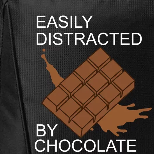 Tasty Chocolate Lover Distracted By Chocolate Cute Gift City Backpack