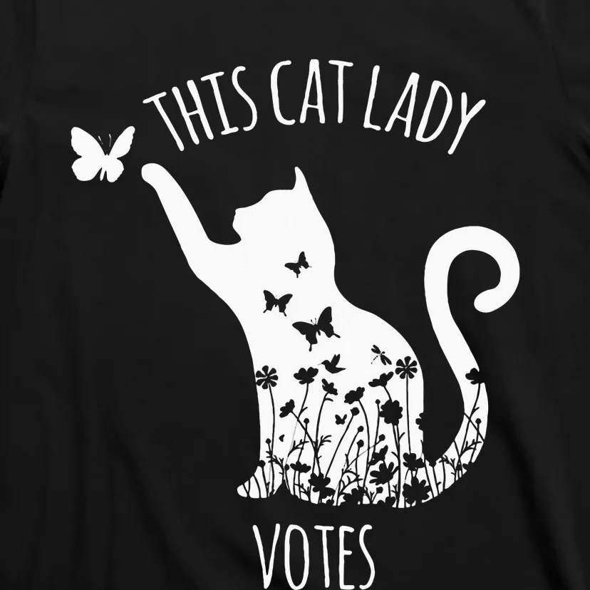 This Cat Lady Votes Ladies Is Voting Kamala T-Shirt