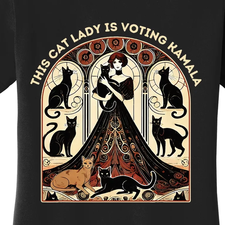 This Cat Lady Is Voting Kamala Women's T-Shirt