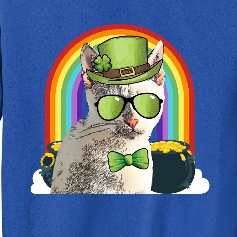 Tonkinese Cat Leprechaun Funny St Patricks Day Gift Tall Sweatshirt