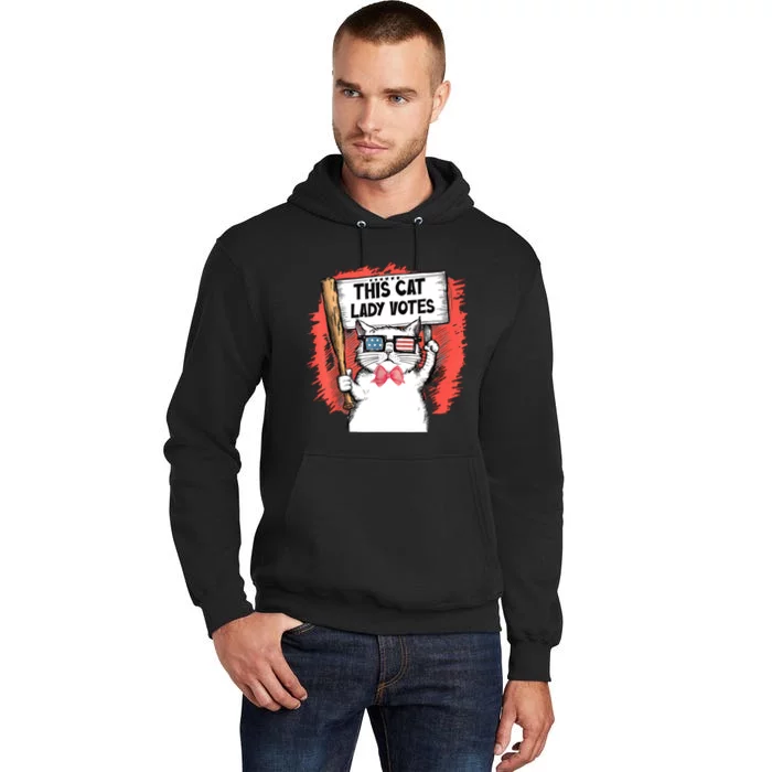 This Cat Lady Votes President Election Vote Tall Hoodie