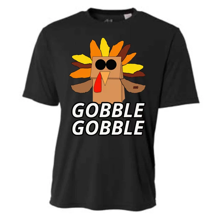 Thanksgiving Cute Lil Turkey Thanksgiving Cooling Performance Crew T-Shirt