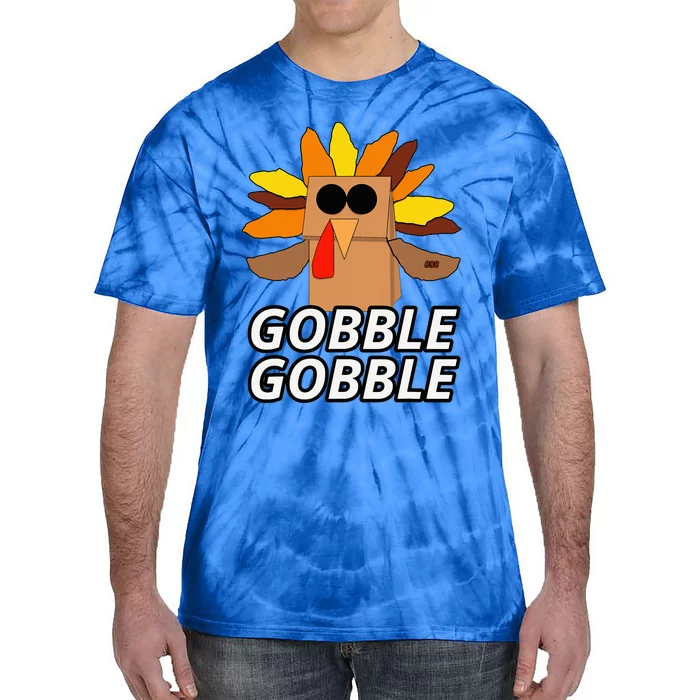 Thanksgiving Cute Lil Turkey Thanksgiving Tie-Dye T-Shirt