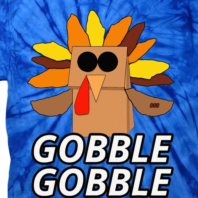 Thanksgiving Cute Lil Turkey Thanksgiving Tie-Dye T-Shirt