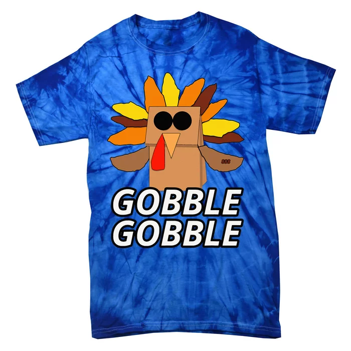 Thanksgiving Cute Lil Turkey Thanksgiving Tie-Dye T-Shirt