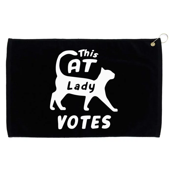 This Cat Lady Votes Grommeted Golf Towel