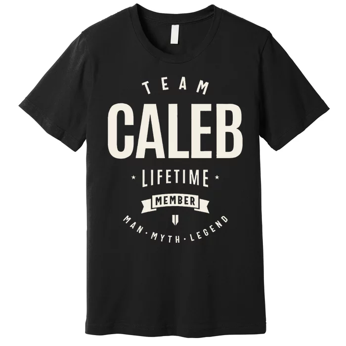 Team Caleb Lifetime Member Premium T-Shirt