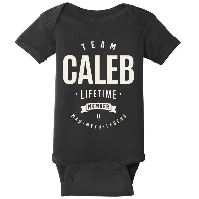 Team Caleb Lifetime Member Baby Bodysuit