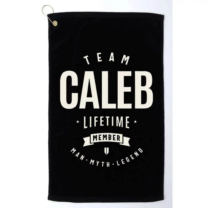 Team Caleb Lifetime Member Platinum Collection Golf Towel