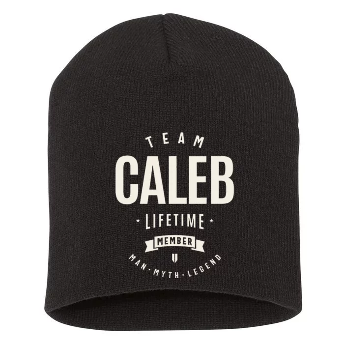 Team Caleb Lifetime Member Short Acrylic Beanie