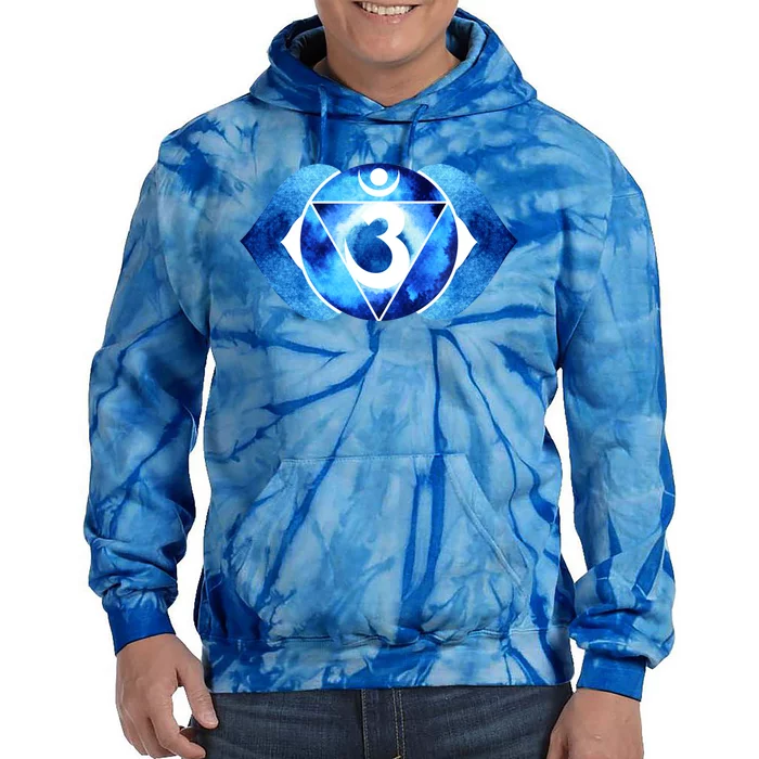 Throat Chakra Lotus Dala Yoga Namaste Cute Gift Tie Dye Hoodie